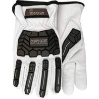 Scape Goat Impact Gloves, X-Small, Goatskin Palm, Slip-On Cuff Superchem Industries