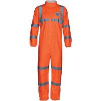 Combinaison haute visibilit&eacute; avec collet, Petit, Orange, Tyvek 500 Superchem Industries
