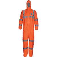 Combinaison haute visibilit&eacute; avec capuchon, Petit, Orange, Tyvek 500 Superchem Industries