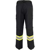 All-Season High Visibility Ventilated Pants, Poly-Cotton, 50, Black Superchem Industries