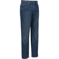 Dura-Kap&reg; Flex Denim Work Jeans, Denim, Navy Blue, Size 32 Superchem Industries