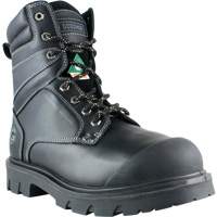 Bottes de travail Boomerang, Cuir, Embout Acier, Taille 7, Imperm&eacute;able Superchem Industries