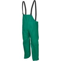 Dominator Limited Flammability Rain Pants, Large, Polyester/PVC, Green Superchem Industries