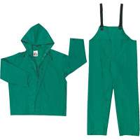 Dominator Limited Flammability Rain Suit, Large, Green Superchem Industries