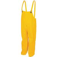 Classic Series Bib Rain Pants, Large, Polyester/PVC, Yellow Superchem Industries