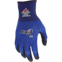 Ninja&reg; Lite Coated Gloves, Large, Polyurethane Coating, 18 Gauge, Nylon Shell Superchem Industries