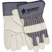 Mustang Fitters Gloves, Large, Grain Cowhide Palm, Fleece Inner Lining Superchem Industries
