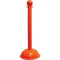 Poteau pour service intense, Hauteur de 40", Orange Superchem Industries