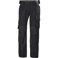 Pantalons de travail Oxford, Coton, Noir, Taille 30 Superchem Industries