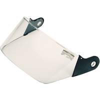 Visi&egrave;re de protection pour casques d'incendie et de sauvetage, Polycarbonate, Teinte Transparent Superchem Industries