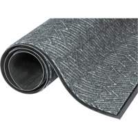 Triathlon Performance Entrance Mats, Wiper/Scraper, 6' x 10' x 7/16", Cool Grey Superchem Industries