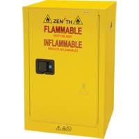 Armoire pour produits inflammables, 12 gal., 1 Porte(s), 23" La x 35" h x 18" p Superchem Industries