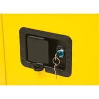 Armoire pour produits inflammables, 12 gal., 1 Porte(s), 23" La x 35" h x 18" p Superchem Industries