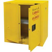 Flammable Storage Cabinet, 22 gal., 2 Door, 35" W x 35" H x 22" D Superchem Industries