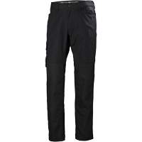 Pantalons d'entretien Oxford, Poly-coton, Noir, Taille 30, Entrejambe 30 Superchem Industries
