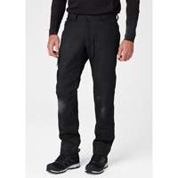 Pantalons d'entretien Oxford, Poly-coton, Noir, Taille 30, Entrejambe 30 Superchem Industries