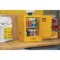 Armoire pour produits inflammables, 4 gal., 1 Porte(s), 17" La x 22" h x 18" p Superchem Industries