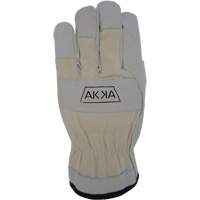 Cotton-Backed Drivers Gloves, Large, Grain Goatskin Palm Superchem Industries