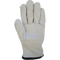 Cotton-Backed Drivers Gloves, Large, Grain Goatskin Palm Superchem Industries