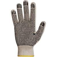Sure Grip&reg; PVC Dotted String Knit Glove, Poly/Cotton, Single Sided, 7 Gauge, X-Small Superchem Industries