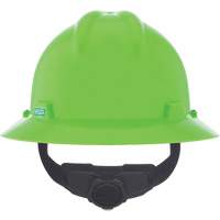 V-Gard&reg; Slotted Full-Brim Hardhat, Meets CSA Type 1, Ratchet Suspension, Non-Vented Superchem Industries