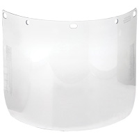 Dynamic Formed Faceshield, Copolyester/PETG, Clear Tint Superchem Industries