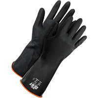 Gants r&eacute;sistants aux produits chimiques Deny, Taille 9, 12" lo, Latex de caoutchouc, Doublure en Ouat&eacute;e, Gant de calibre hiver Superchem Industries
