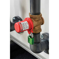 Drinking Fountain Safety Cover & Plug Valve Lockout, Valve/Water Tap Kit Superchem Industries