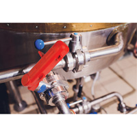 Dispositif de cadenassage pour poign&eacute;e de tirage, Type Papillon Superchem Industries