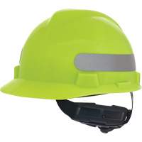 Casque de s&eacute;curit&eacute; &agrave; fentes V-Gard, R&eacute;pond aux normes CSA type 1, Suspension Rochet, Non ventil&eacute; Superchem Industries