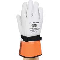 96-003 High Voltage Leather Protector Gloves, Size 8, 12" L Superchem Industries