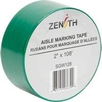 Ruban pour marquage d'all&eacute;es, 2" x 108', PVC, Vert Superchem Industries
