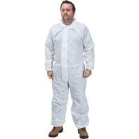 Premium Coveralls, Medium, White, Microporous Superchem Industries