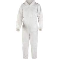Premium Coveralls, X-Large, White, Microporous Superchem Industries