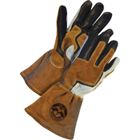 Gants de soudage &agrave; l'arc MIG Gander Brand, Cuir fleur de vache, Taille T-petit Superchem Industries