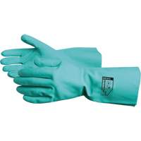 Chemstop Chemical Resistant Gloves, Size 7, 12" L, Nitrile, Flock-Lined Inner Lining, 15-mil Superchem Industries