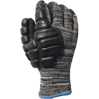Anti-Impact Coated Hammer Gloves, 8/Medium, Synthetic Palm, Elastic Cuff Superchem Industries