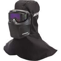 Rebel ADF Welding Mask, 3.5" L x 1.3" W View Area, 3/5-12 Shade Range, Black Superchem Industries