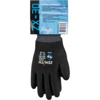 ZX-30° Premium Coated Gloves, Medium, Foam PVC Coating, 15 Gauge, Nylon Shell Superchem Industries