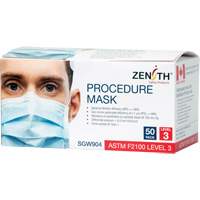 Disposable Procedure Face Masks, ASTM F2100 Level 3, Class 1 Superchem Industries