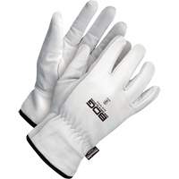 Classic Puncture Resistant Driver Gloves, Large, Grain Goatskin Palm, Thinsulate Inner Lining Superchem Industries