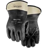 Gants Rig Pig, Taille unique, R&ecirc;vetement Nitrile/PVC, Enveloppe en Jersey Superchem Industries