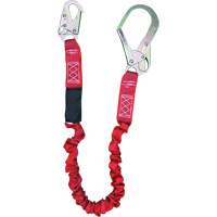 Longe amortisseuse interne ShockSorb, 6', Point d'ancrage &agrave; Crochet d'armature, Crochet mousqueton aux jambes, Polyester Superchem Industries