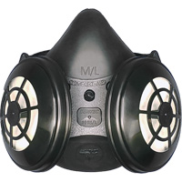 Comfort-Air&reg; 400Nx Black Half Mask without Exhalation Valve N95 Kit, Elastomer/Rubber, Small/Medium Superchem Industries