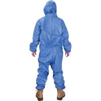 Hooded Coveralls, Medium, Blue, SMS Superchem Industries