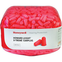 Bouchons doreilles jetables X-Treme Howard Leight, Vrac - Contenant Superchem Industries