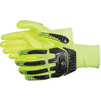 Dexterity&reg; Anti-Impact High-Visibility Gloves, Small, Foam Nitrile Palm, Elastic Cuff Superchem Industries