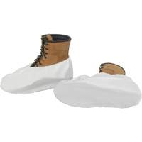 Shoe Covers, One Size, Microporous, White Superchem Industries