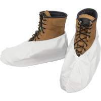 Shoe Covers, One Size, Microporous, White Superchem Industries