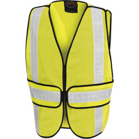 592B All-Purpose Mesh Vest, High Visibility Lime-Yellow, Polyester Superchem Industries